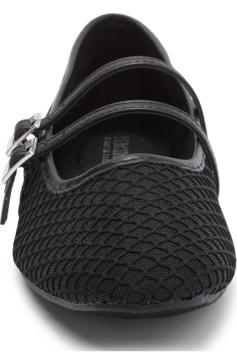 Reaction Kenneth Cole Malibu Mesh Mary Jane Flat, Alternate, color, Black Sport Mesh