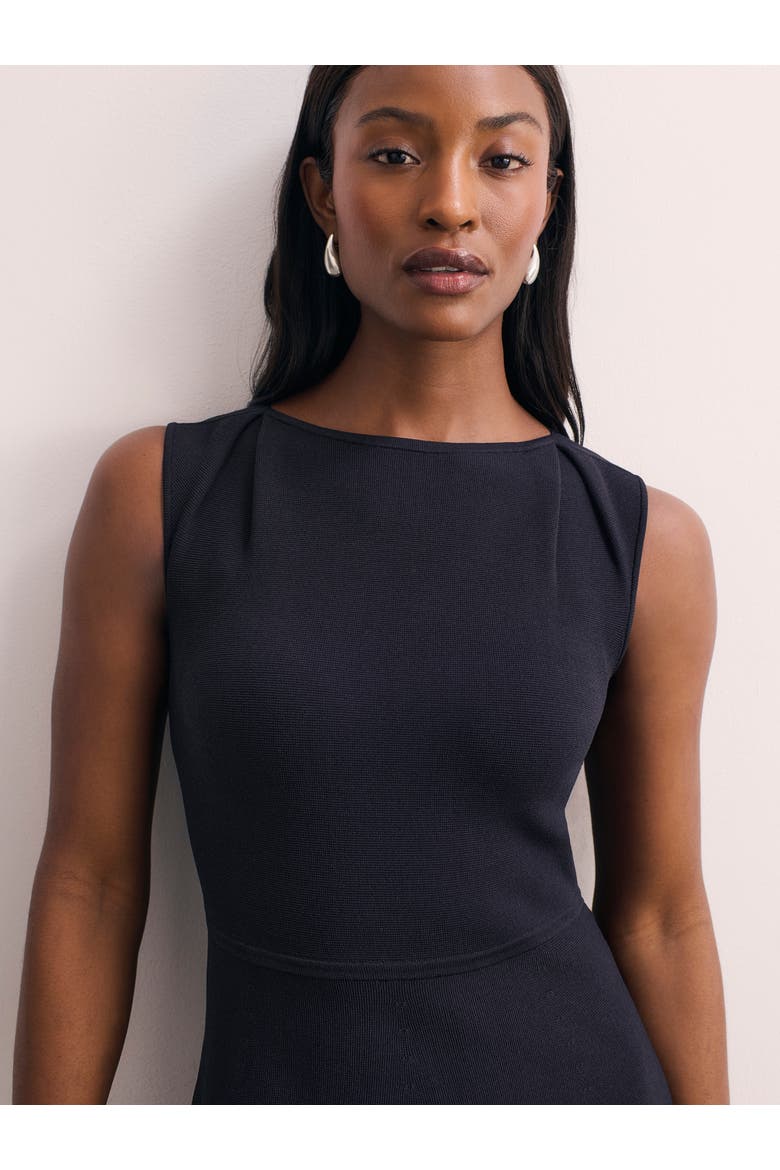 Parella Sculpt Knit Dress, Alternate, color, Navy