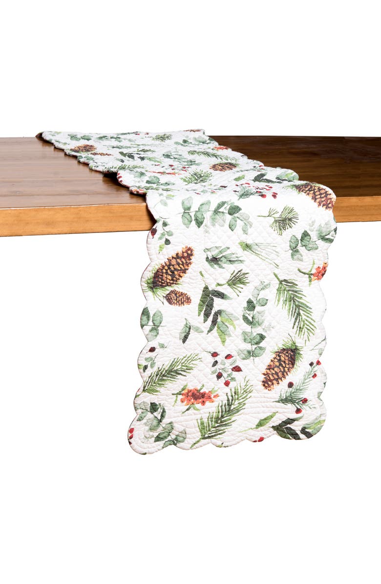 C&F Home Jovie Table Runner 14" x 51", Alternate, color, Red