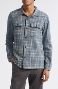 Double RL Matlock Plaid Cotton Button-Up Shirt