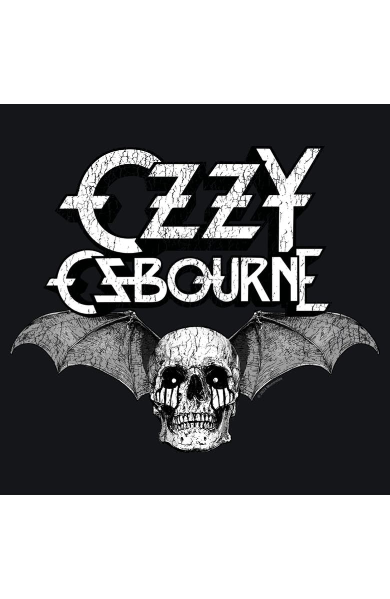 Ozzy Osbourne Men's Ozzy Osbourne Skull Logo Graphic T-Shirt, Alternate, color, Black