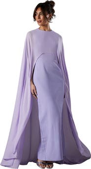 Coast Cape Sleeve Maxi Dress