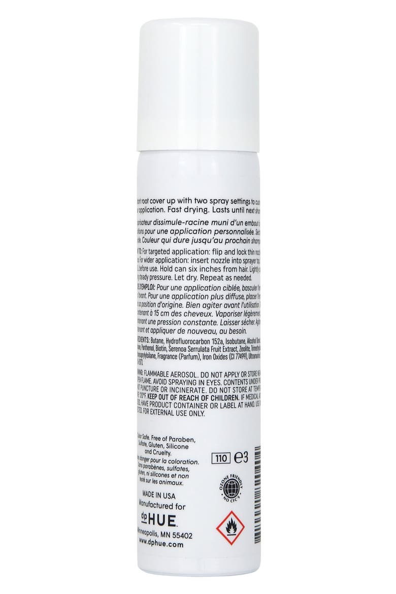 Color Touch-Up Temporary Color Spray, Alternate, color, BLACK