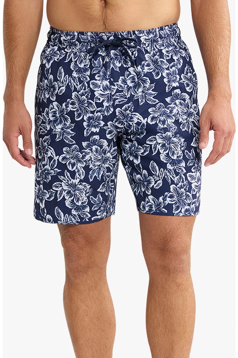 The Anchor Swim Trunks, Main, color, NAVY BOTANICAL