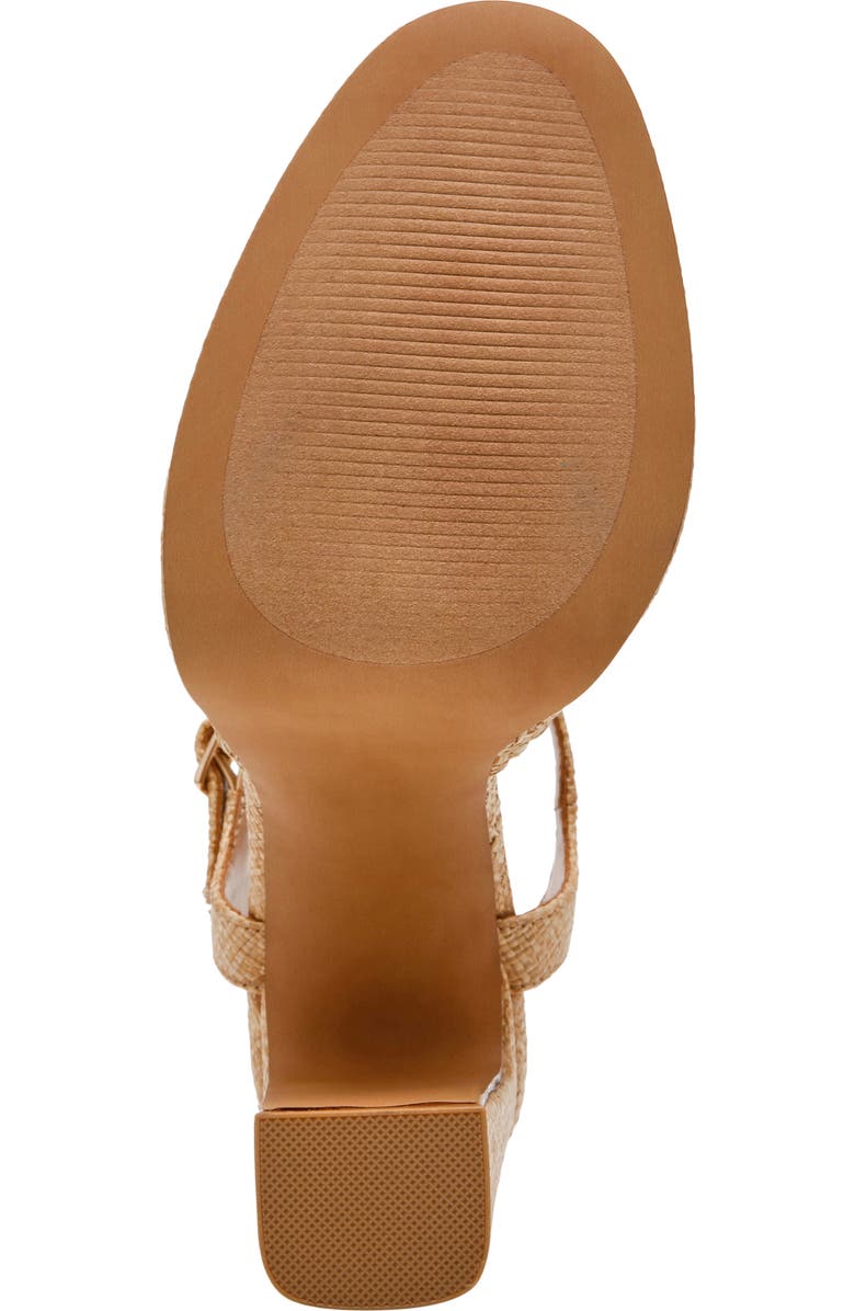 Steve Madden Lexie Ankle Strap Platform Pump, Alternate, color, Natural