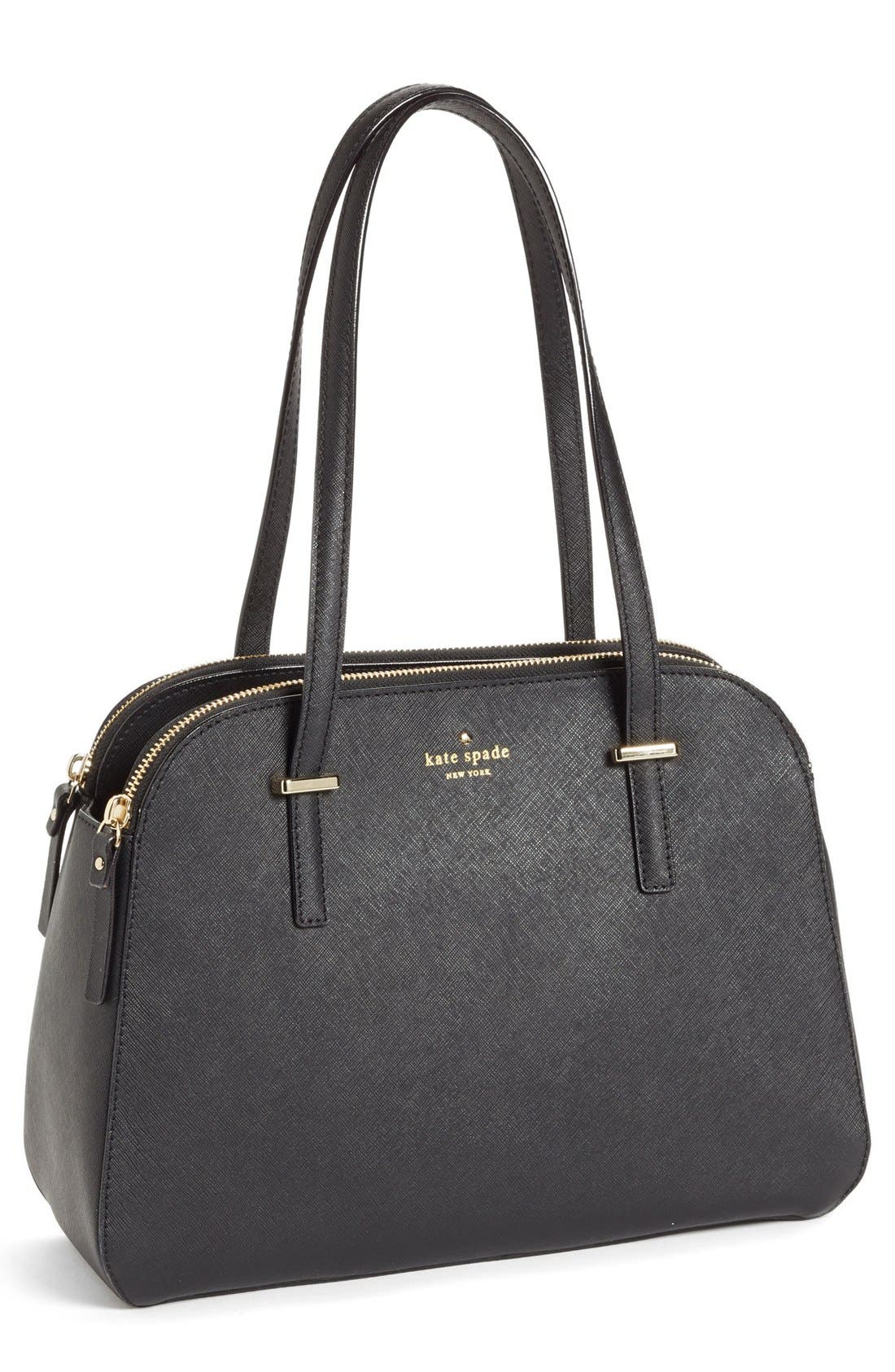 'small elissa' tote, Main, color, BLACK