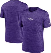 Nike Men's Nike Purple Baltimore Ravens Sideline Velocity Performance T-Shirt