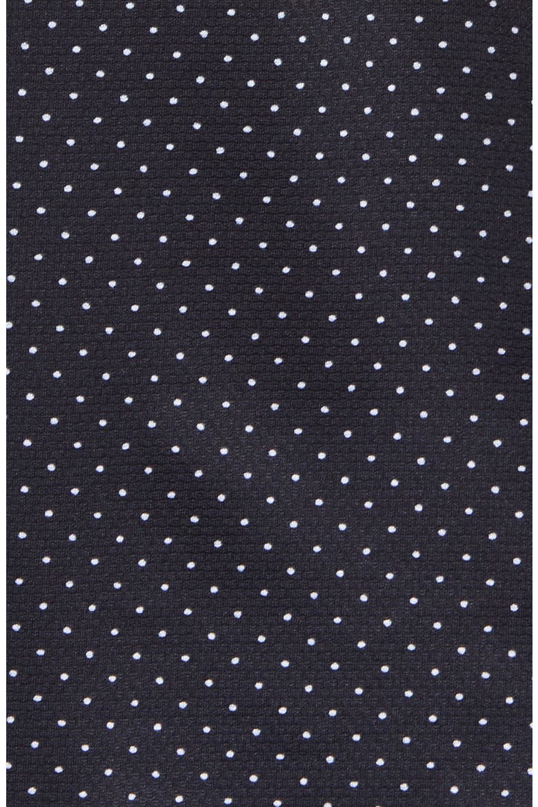 Men's Halyard Trim Fit Dot Print Short Sleeve Performance Button-Up Shirt, Alternate, color, NAVY DOT PRINT
