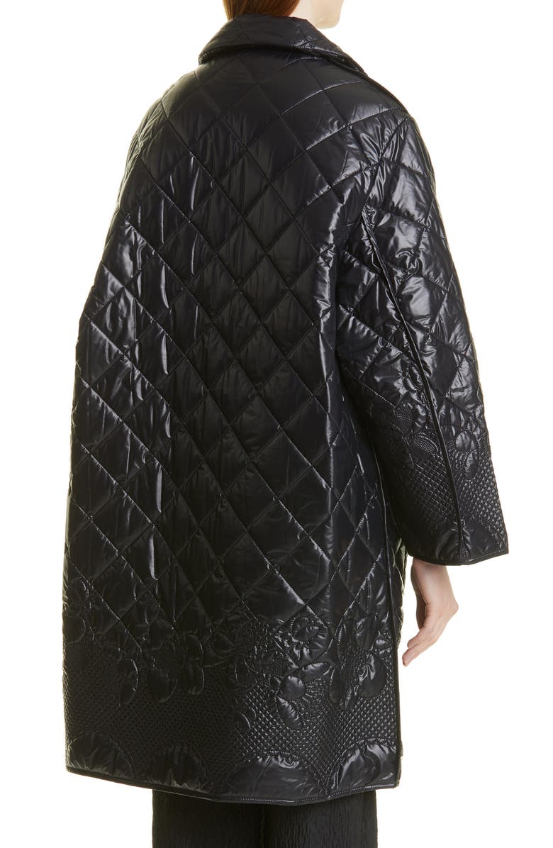 Cecilie Bahnsen Fulton Camellia Quilted Jacket, Alternate, color, 