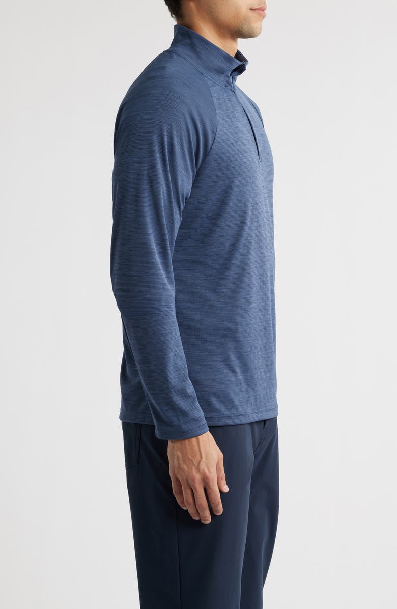 Zella Course Quarter-Zip Pullover, Alternate, color, Navy Eclipse