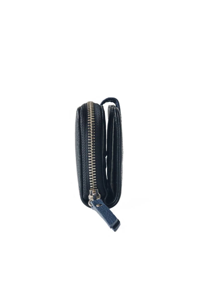 Camila Small Leather Wallet, Alternate, color, Black