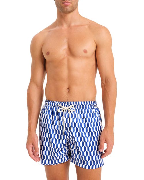 Peninsula Swimwear Libeccio Swim Shorts In Blue