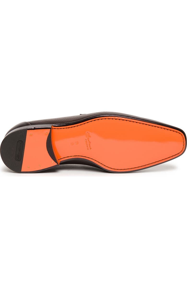 Santoni Gannon Penny Loafer, Alternate, color, Dark Brown