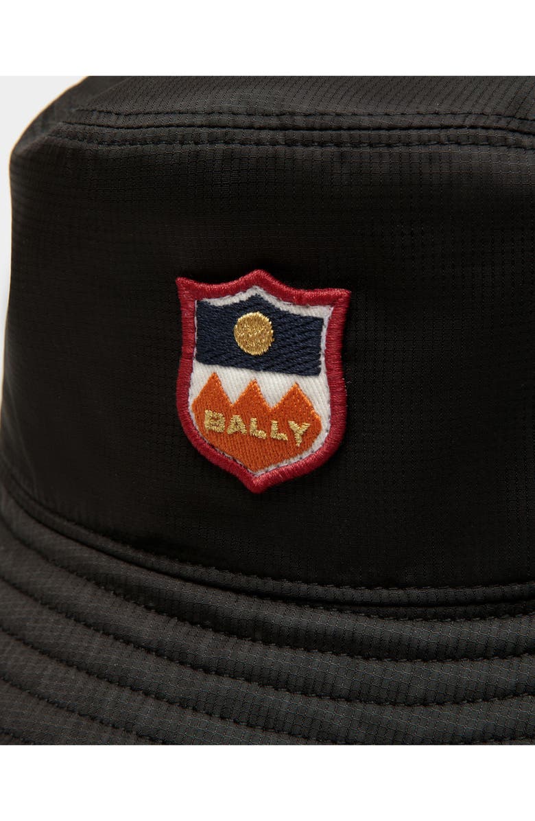 Bally Bucket Hat, Alternate, color, Black