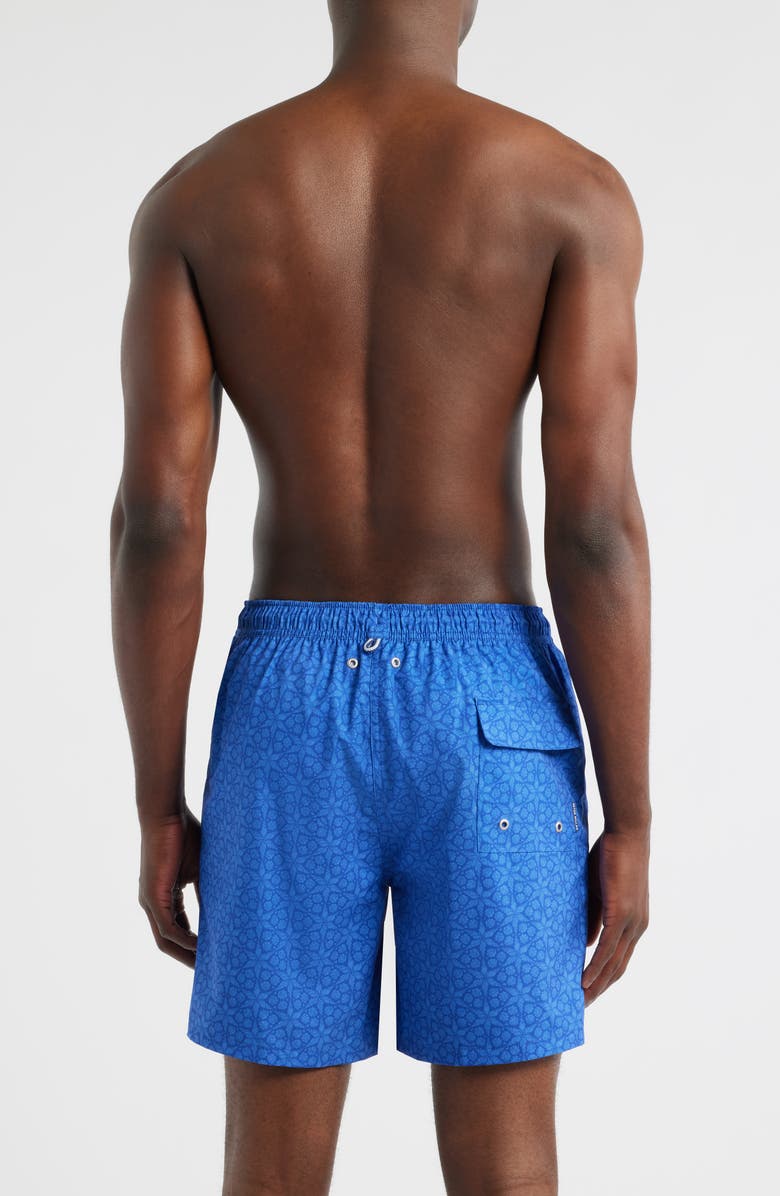 Peter Millar Turritella Crown Swim Trunks, Alternate, color, Tide