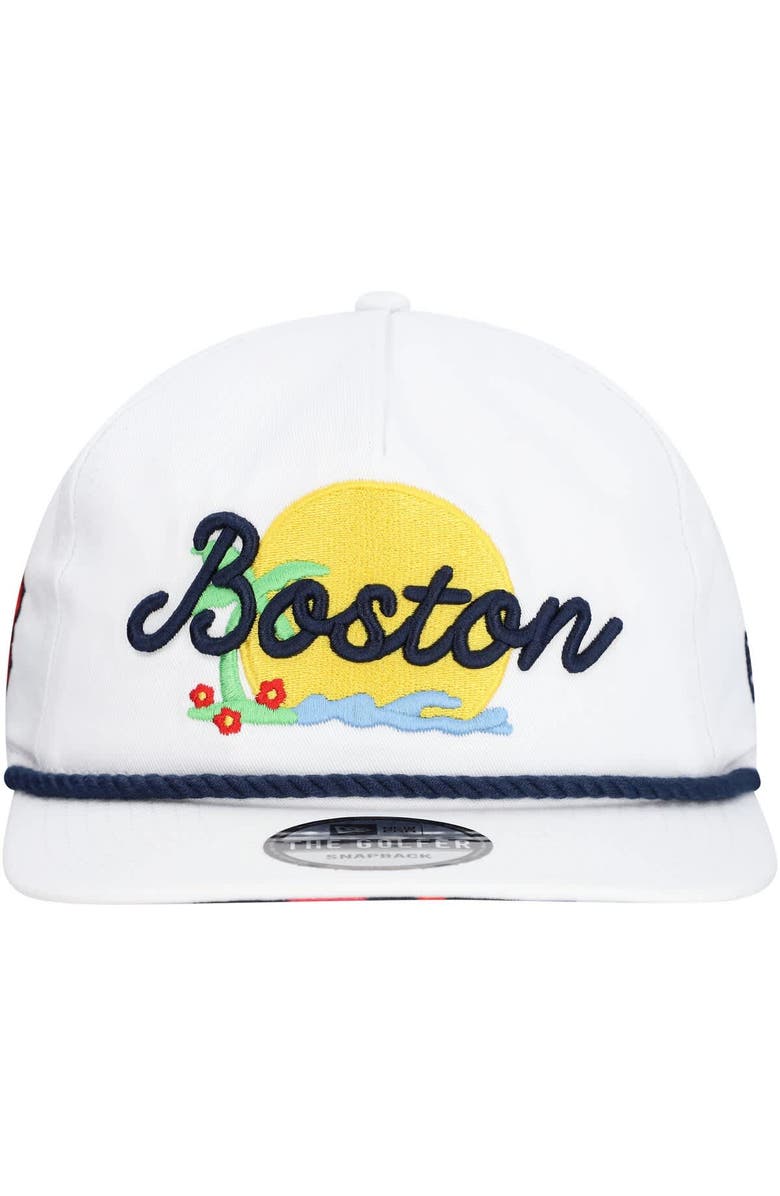 New Era Men's New Era White Boston Red Sox Paradise Golfer Adjustable Hat, Alternate, color, White