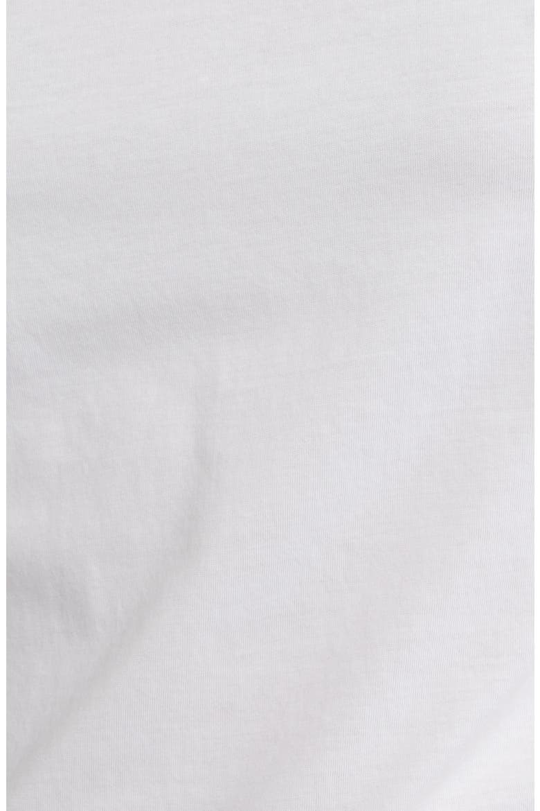 Elove Embroidered Short Sleeve Cotton T-Shirt, Alternate, color, WHITE