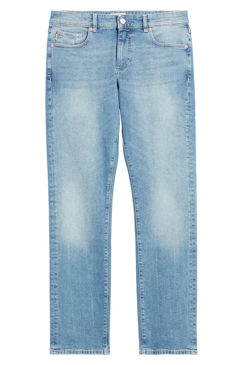 Russell DL Performance Slim Straight Jeans, Alternate, color, AGED MID PERFORMANCE