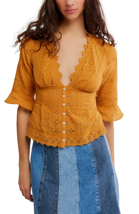 Salone Eyelet Top