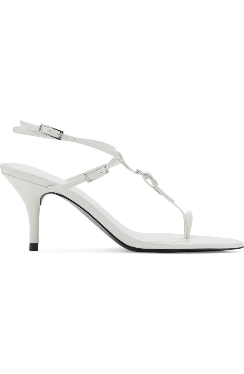 MANGO Ankle Strap Sandal, Alternate, color, White