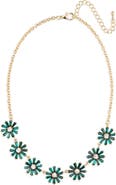 Cara Crystal Flower Necklace