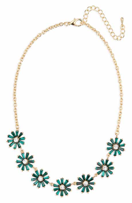 Cara Crystal Flower Necklace