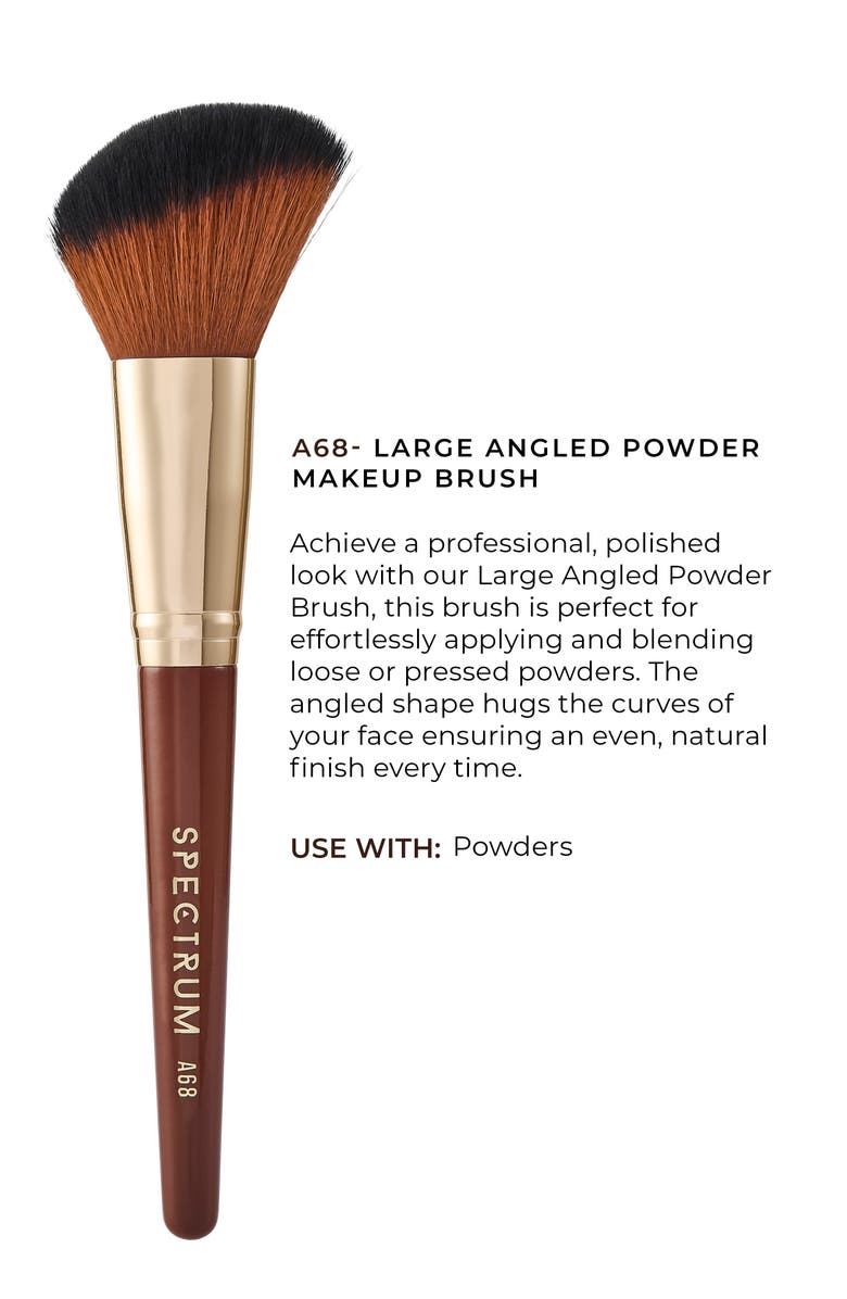 SPECTRUM Pantherine Large Angled Powder Brush, Alternate, color, Brown