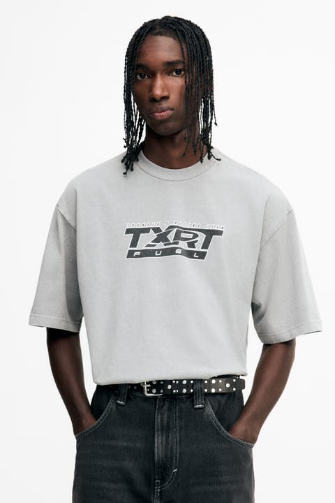 Loose-fit washed t-shirt
