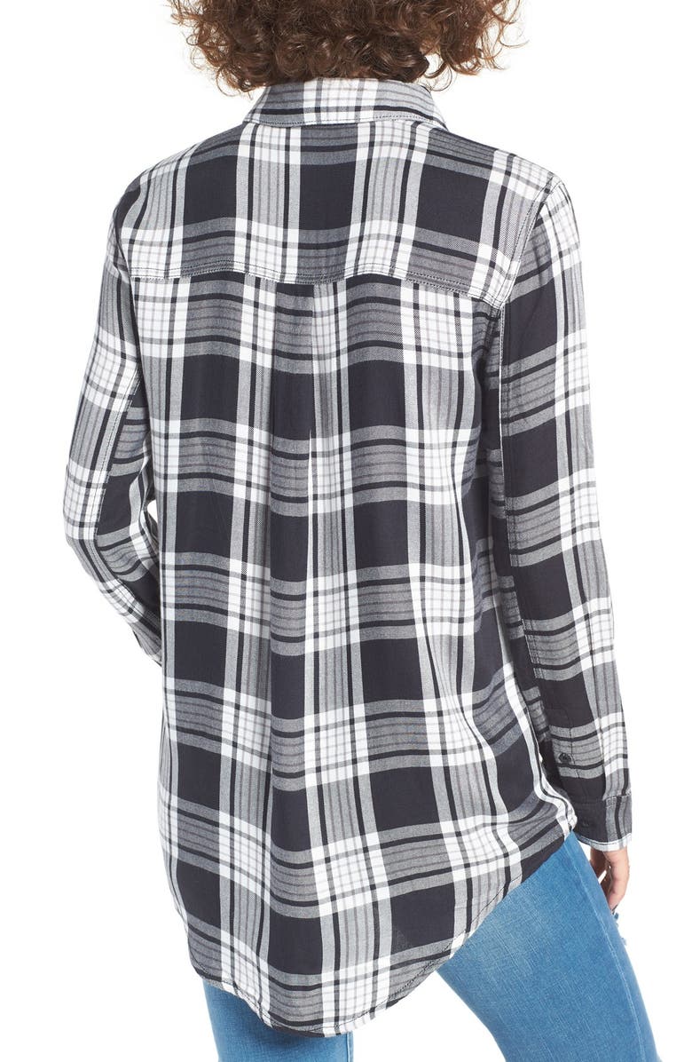 BP. Plaid Tunic Shirt, Alternate, color, 