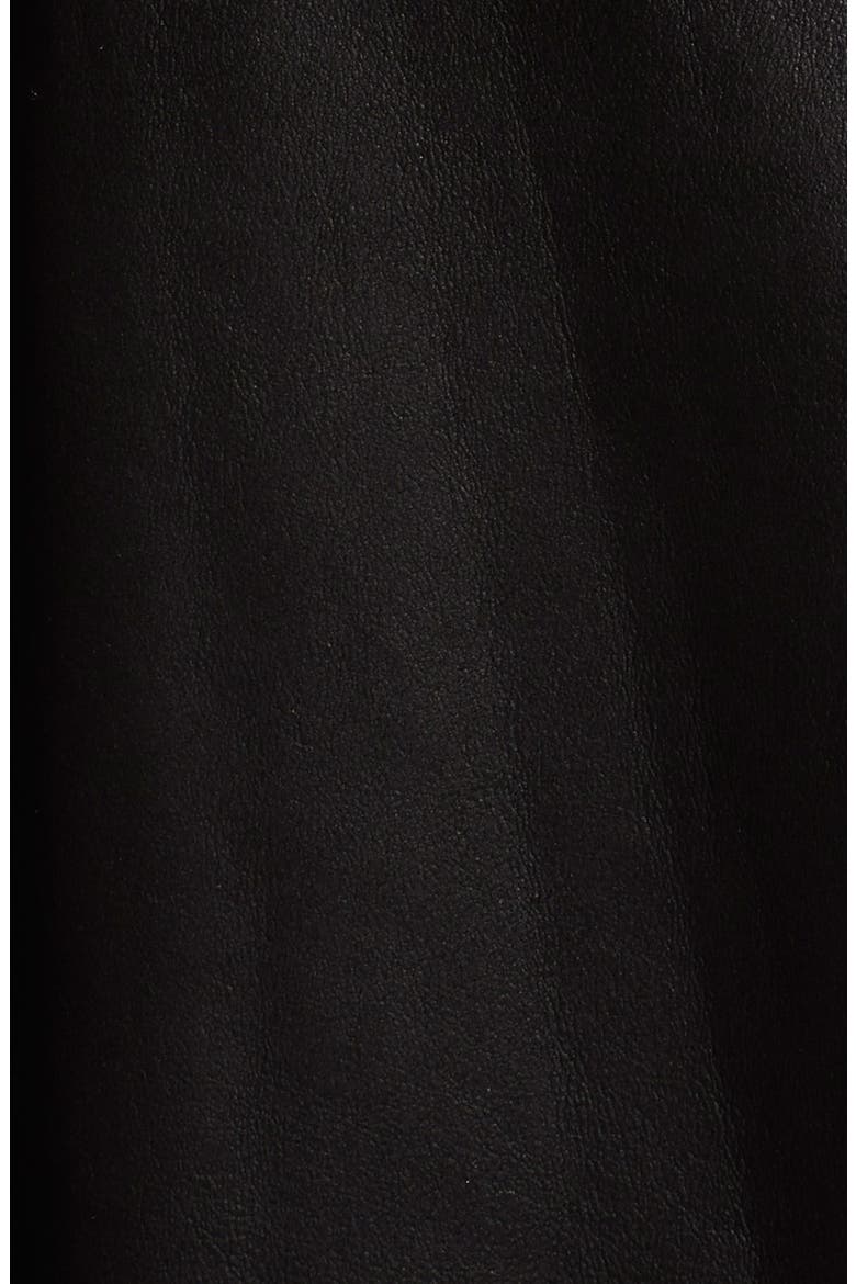 Leather Vest, Alternate, color, BLACK