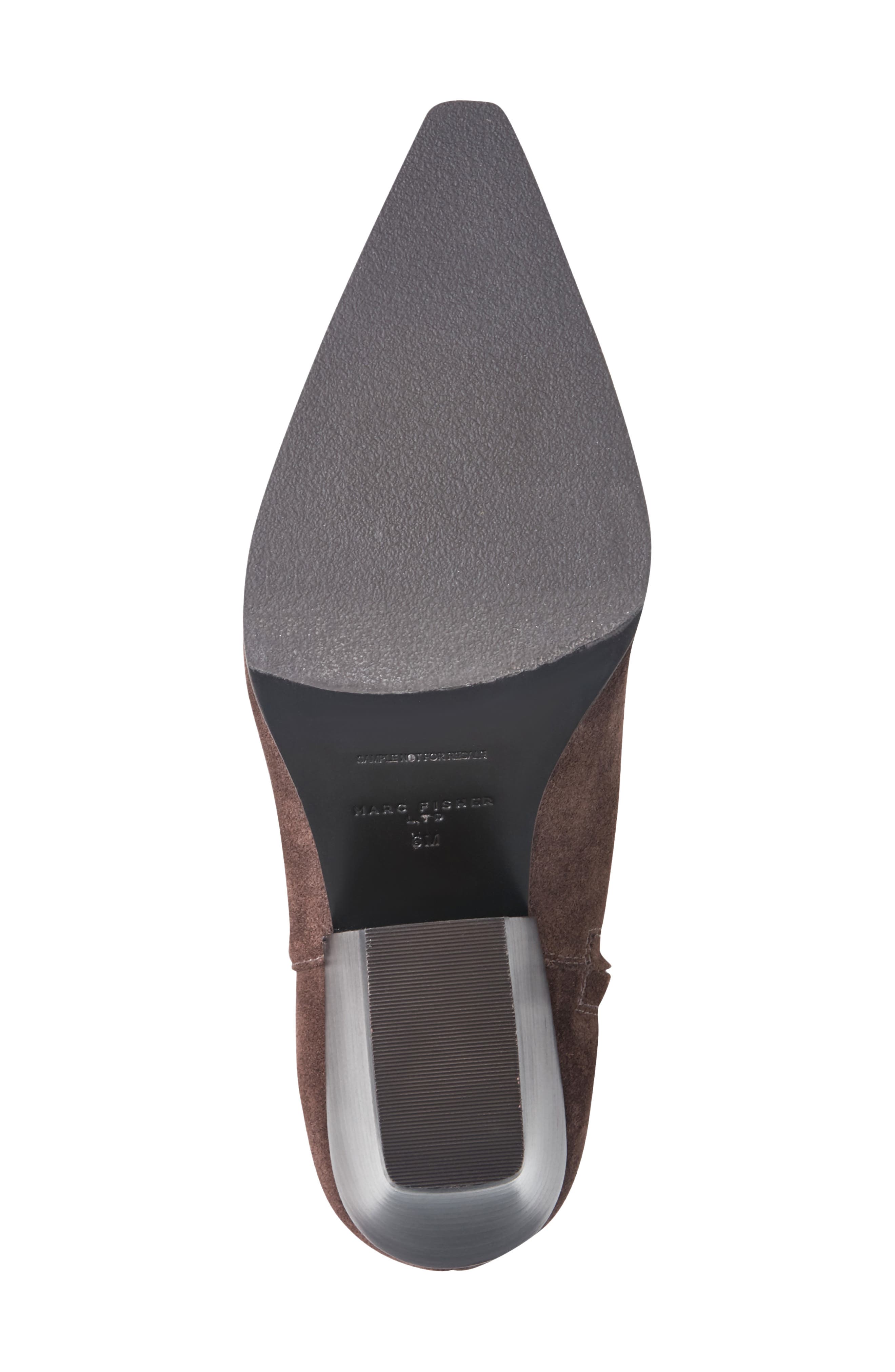 Tarrin Pointed Toe Bootie, Alternate, color, DARK BROWN