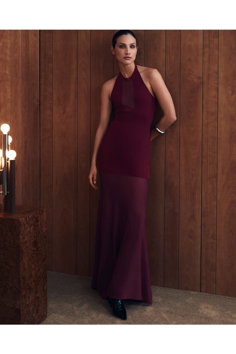 Charlene Dress, Alternate, color, Merlot