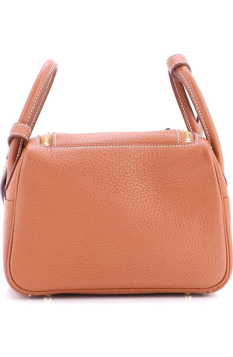 Pre-Owned Hermes Lindy Bag Clemence Mini, Alternate, color, Gold
