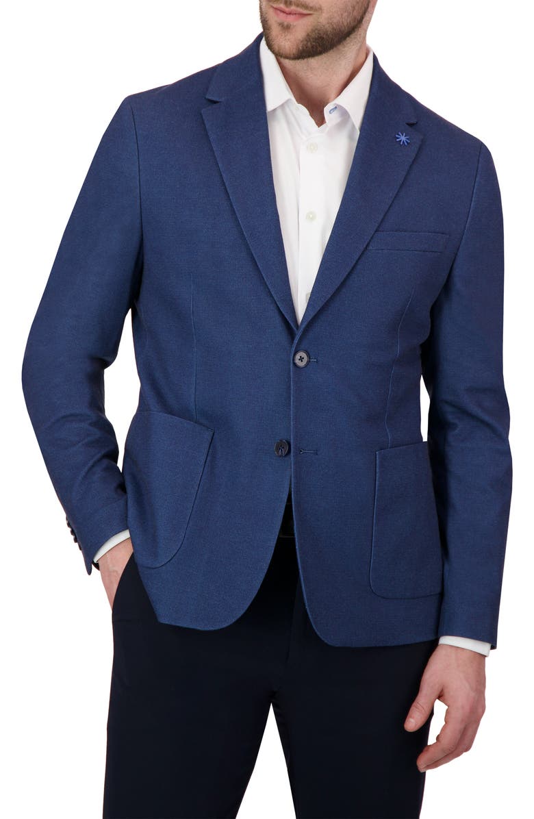 Report Collection Cotton Blend Sport Coat, Alternate, color, Dark Blue
