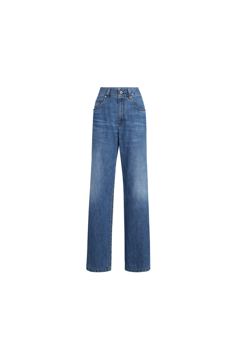 Contemporary Loose trousers, Alternate, color, Denim
