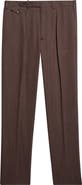 J. Mueser Waverly Single Pleat Tapered Cotton & Linen Trousers