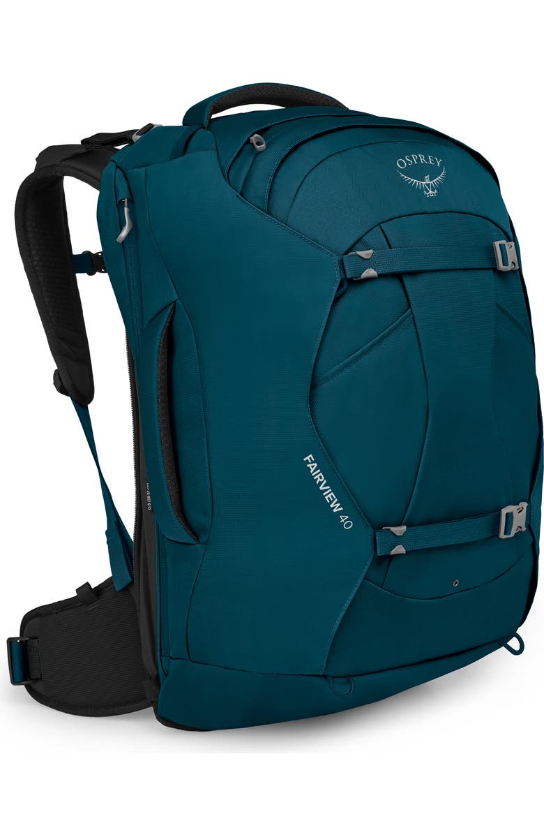 Osprey Fairview 40-Liter Travel Backpack, Alternate, color, Night Jungle Blue