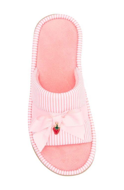 ISOTONER ISOTONER FRUIT CHARM SCUFF SLIPPER 