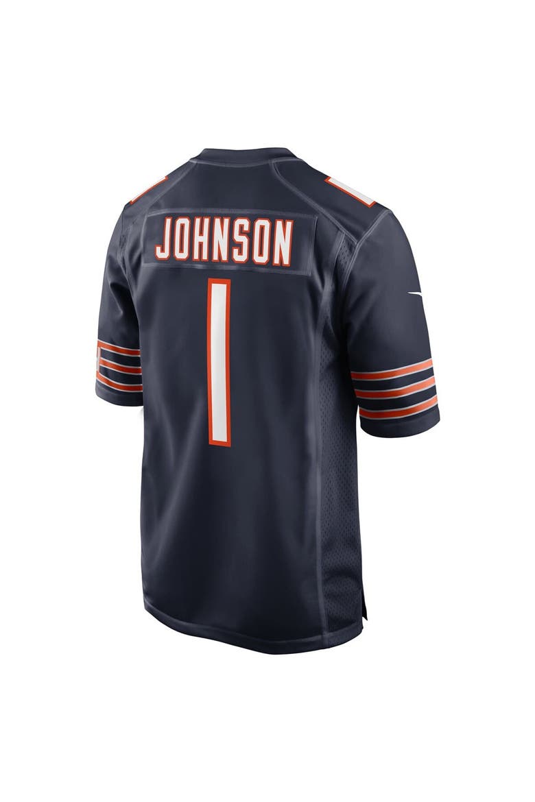 Men's Nike Jaylon Johnson  Navy Chicago Bears  Game Jersey, Alternate, color, Navy