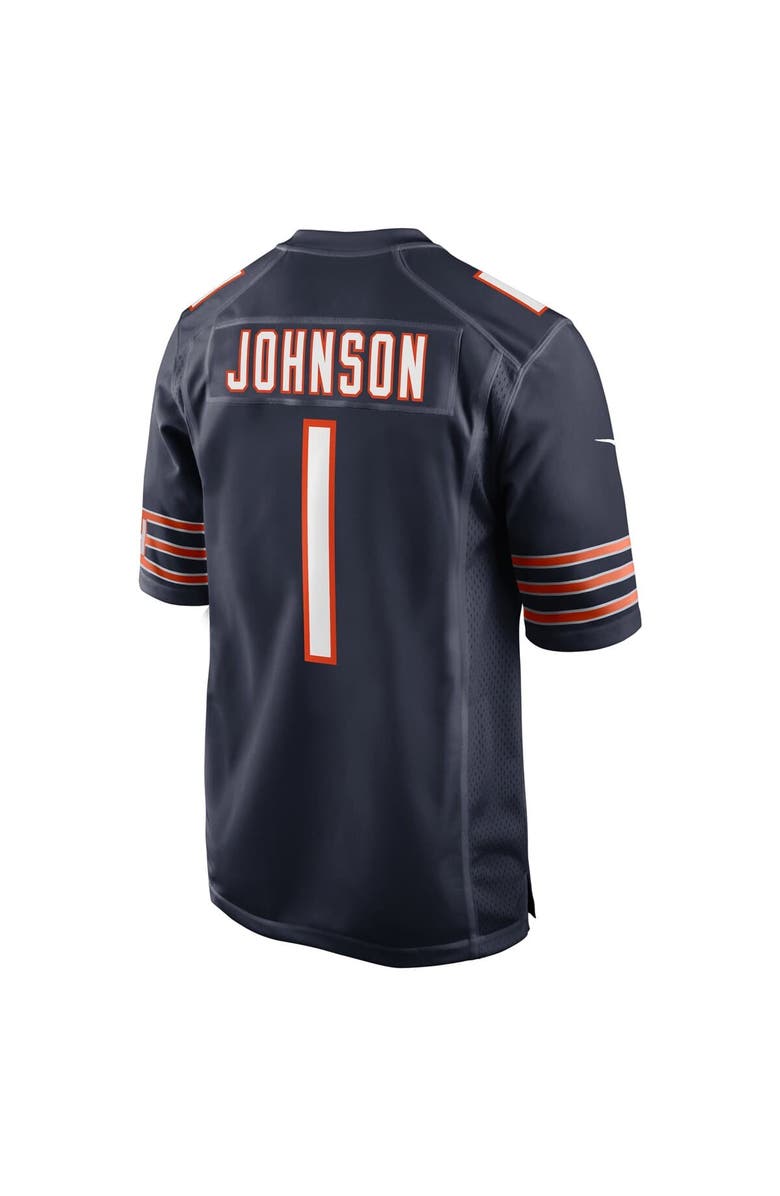 Nike Men's Nike Jaylon Johnson Navy Chicago Bears Game Jersey, Alternate, color,