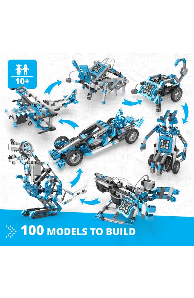 Engino Creative Engineering Maker Pro 100 In 1 Multimodel Toy Brick Building, Alternate, color, Multicolored