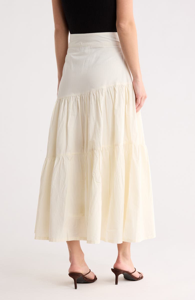FRNCH Audrey Woven Skirt, Alternate, color, Creme