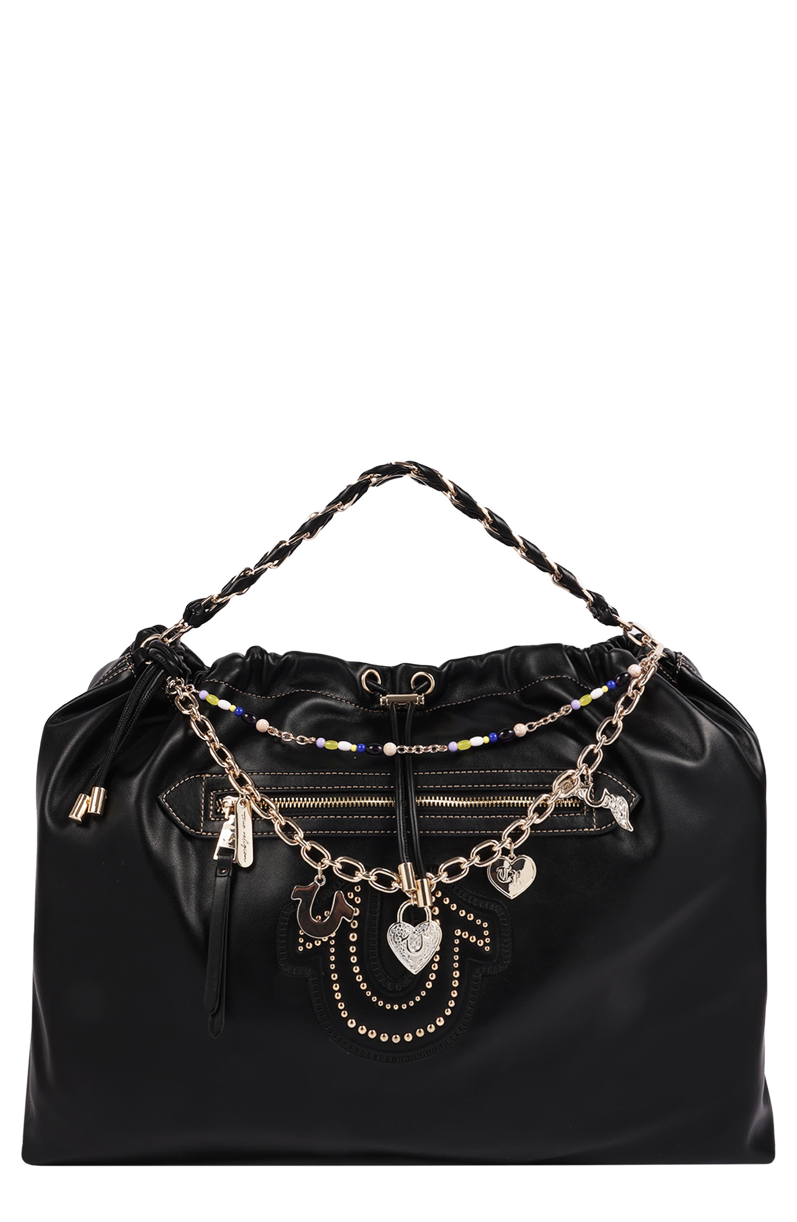 Chain Soft Faux Leather Hobo