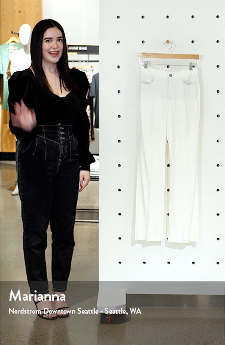 Stretch Linen Blend Trousers, sales video thumbnail