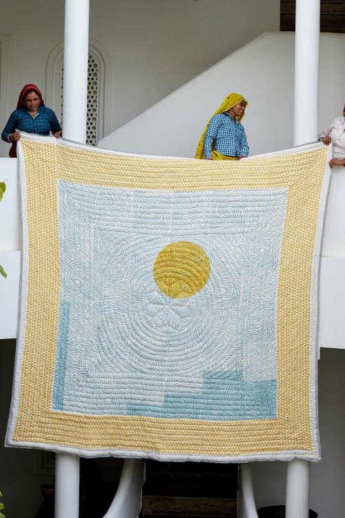 Cqc La Van Gogh Quilt In Multi
