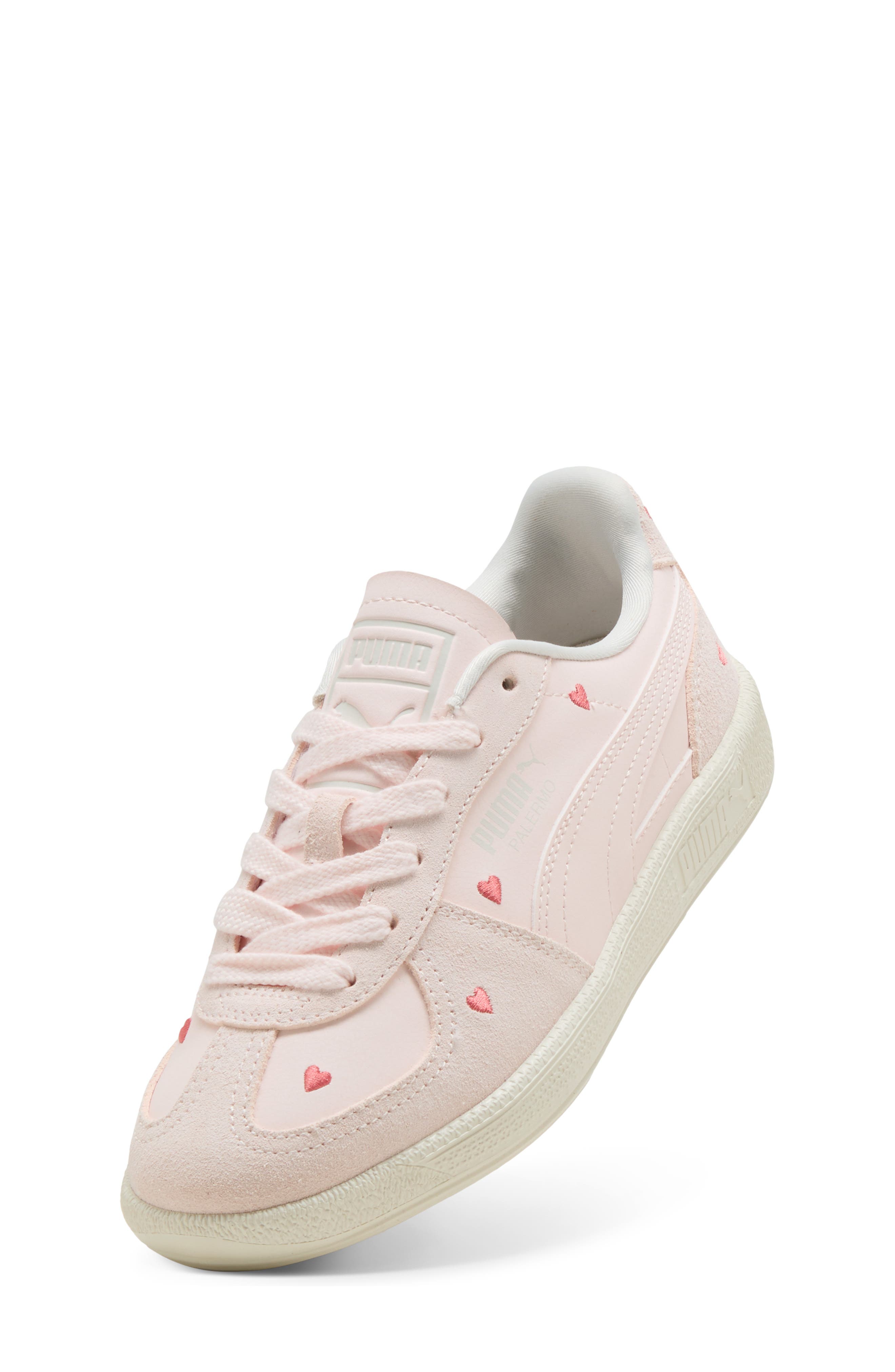 PUMA Kids' Palermo Amor Sneaker, Alternate, color, Jasmine Flower/ Vapor Gray