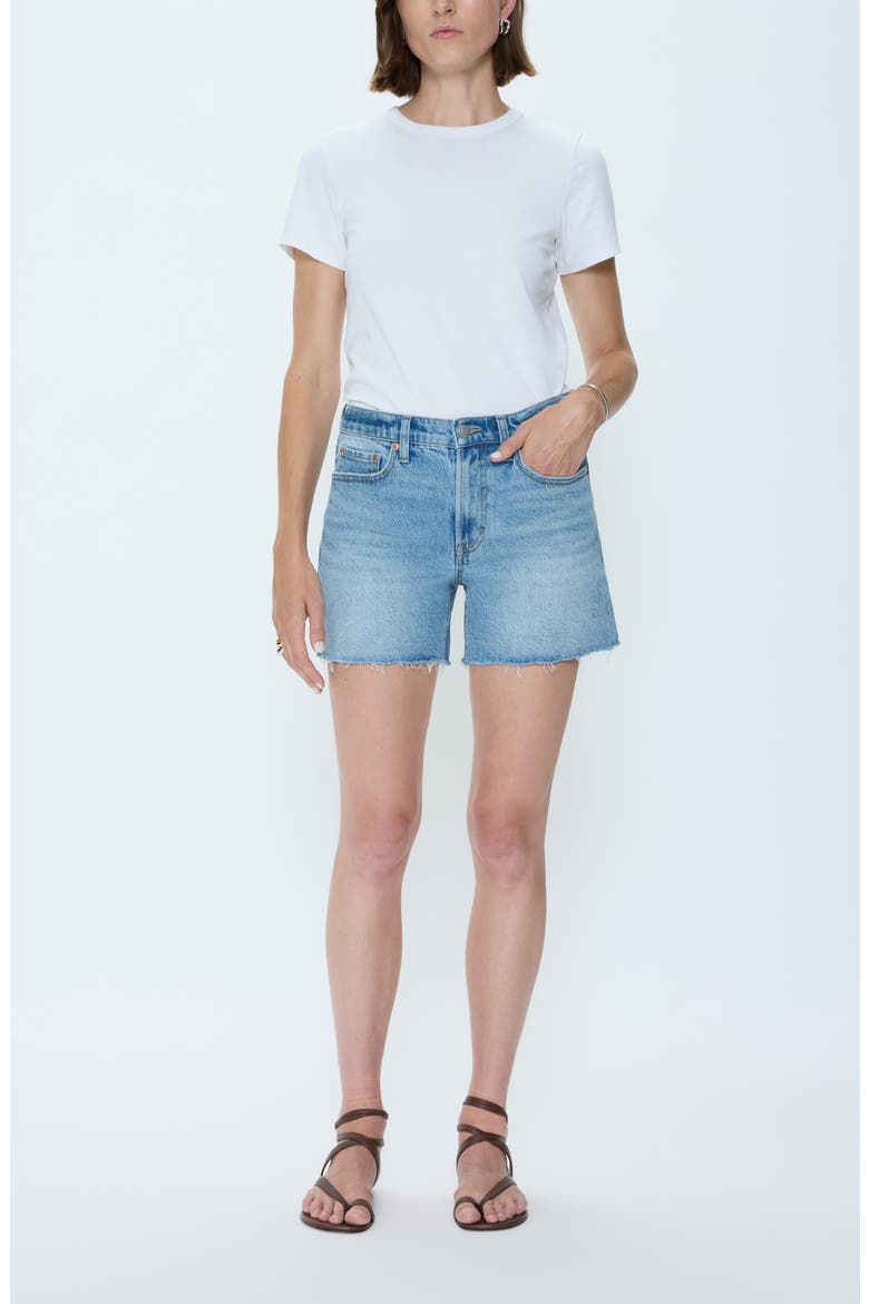 Kennedy Cutoff Denim Shorts, Alternate, color, ESCAPE