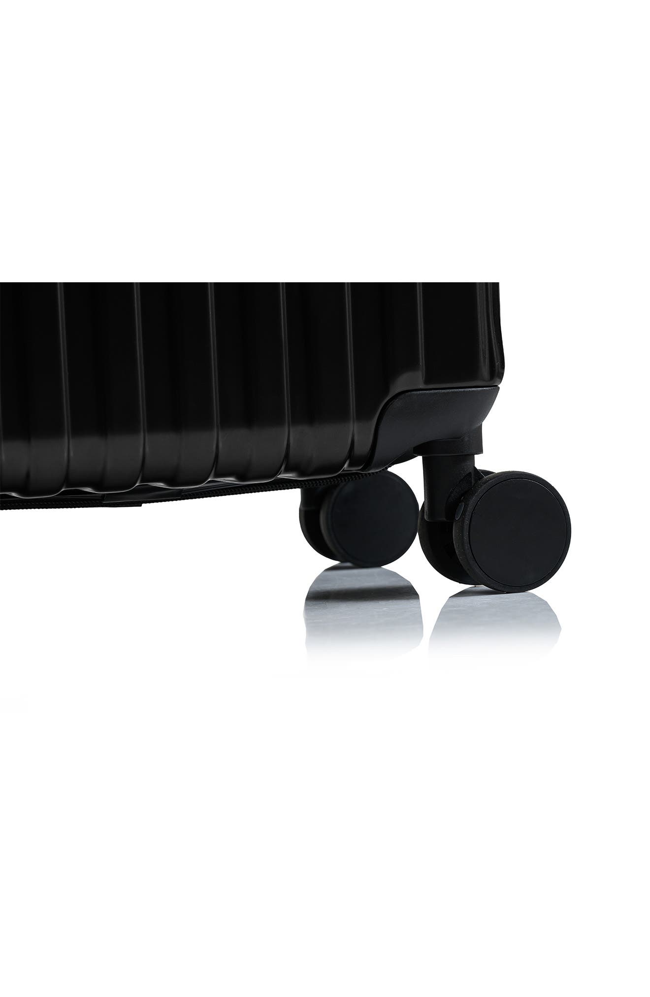 CHAMPS Element 3-Piece Luggage Set, Alternate, color, Black