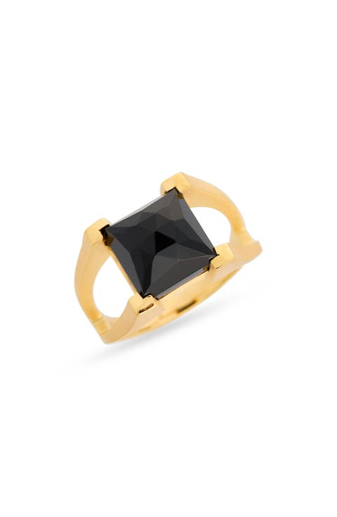 Mini Plaza Onyx Ring