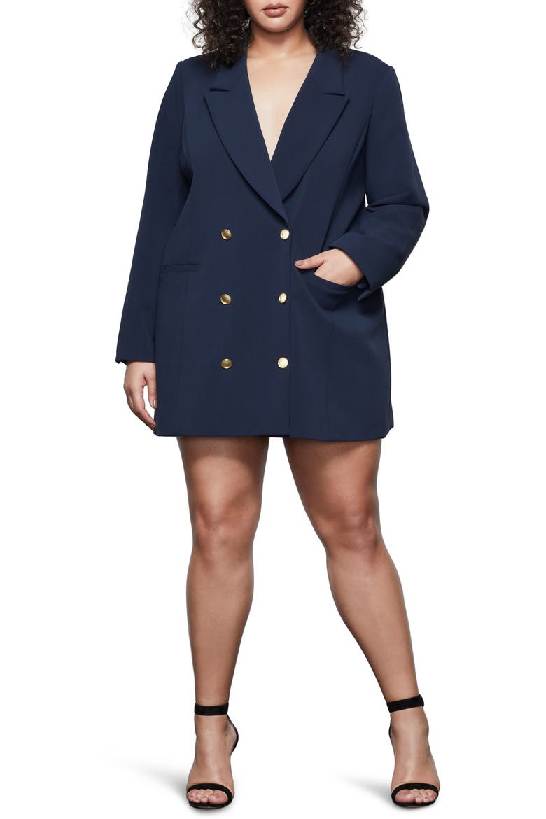 Blazer Dress, Alternate, color, NAVY001